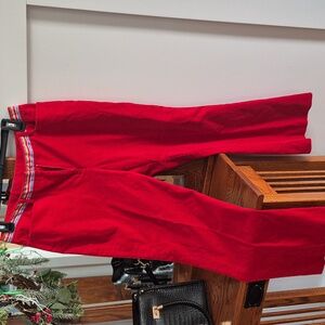 Lilly Pulitzer Red Wide Leg Pants